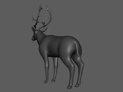Deer Low Poly Animal Low-poly 3D model