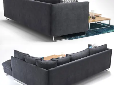 Flipper sofa  3D model