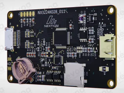 Human Machine Interface - NX3224K028 - Nextion 3D model