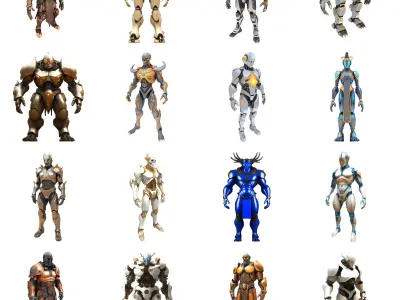 Eclipse Armory - Celestial Guardian Armor Collection 3D print model