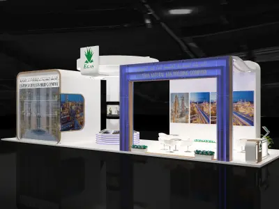 Booth Exhibition Stand a240 3D model