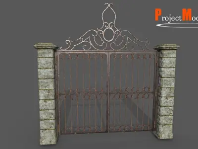 Old Gate-01A Version 002 3D model