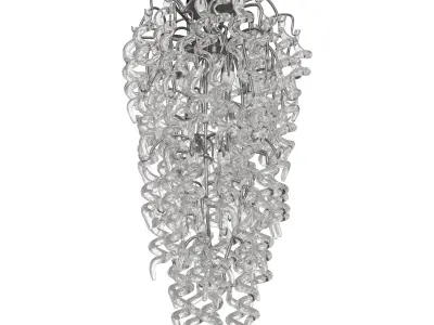 Twist chandelier 3D model