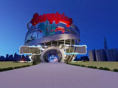 dome virtual 3d ivent 360 3D model