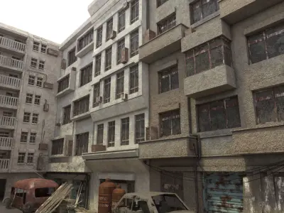 AlleyEnvironment-Toolkit Low-poly 3D model