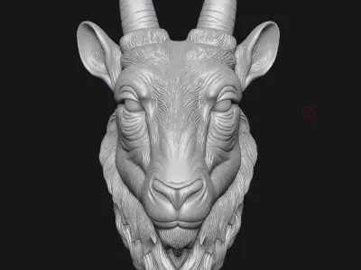 antelope 3D print model