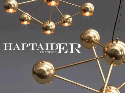 Heptaider Chandelier 3D model