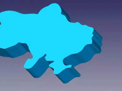 borders of Ukraine Free 3D print model