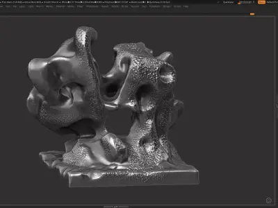 Modern Abstract Decorative sculpture 3d print model 3D print model 3