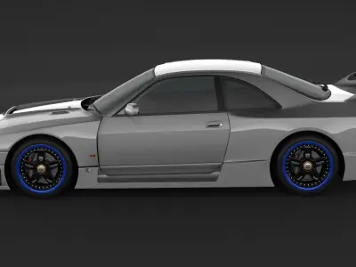 Nissan Skyline GT-R LM R33 3D model