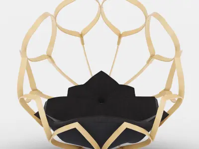 Bourgogne Chair by Mikael Ling 3D model