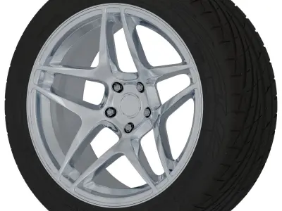 Kansei Astro Aftermarket Wheel Low-poly 3D model