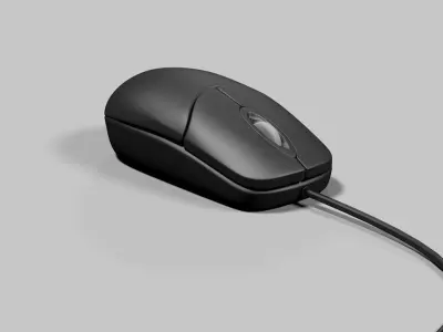 Computer Mouse  Free low-poly 3D model