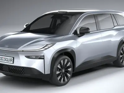 Toyota BZ3X 2026 3D model