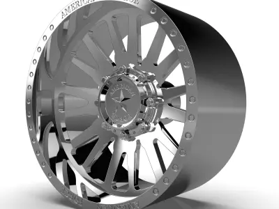 AMERICAN RACING CK10 QUANTUM CC WHEEL 3D print model