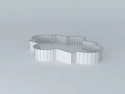 Pool Etec Cotia Free 3D model