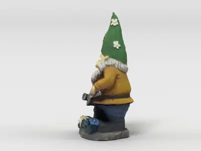 Garden Gnome 002 3D model
