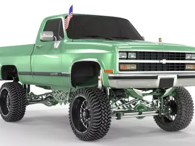 CHEVROLET C10 1500 TRUCK LIFTED  3D model