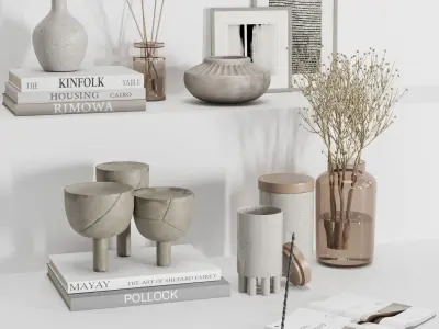 Decorative set018 3D model