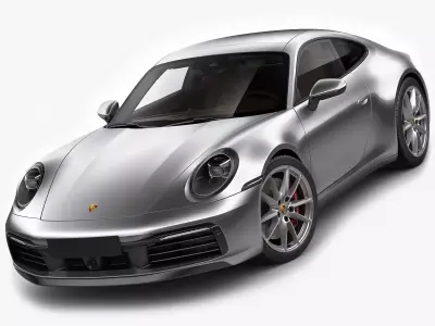 Porsche 911 992 Coupe 2019 3D model