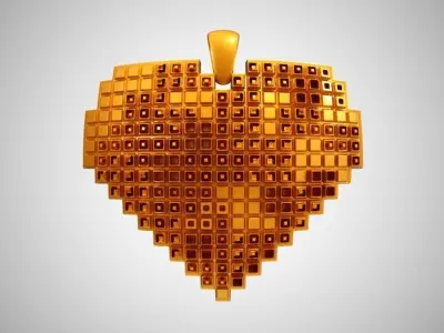 Heart  Pendant 3D print model
