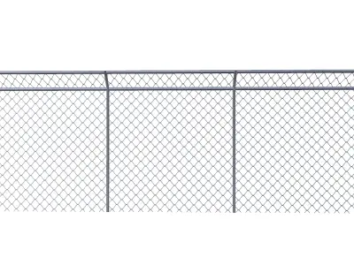 Wire Fence Free low-poly 3D model