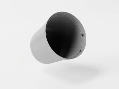 PLASTIC PLANT POT 3D model