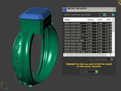 Women Fashion Ring 3d Printable Model 3D print model