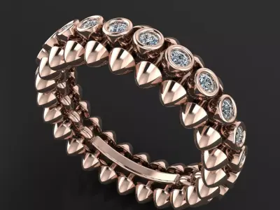 Clash ring 3d print model 3D print mode 3D print model