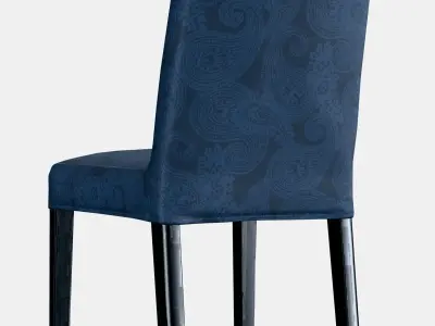 BERGMUND Chair 1 Low-poly 3D model