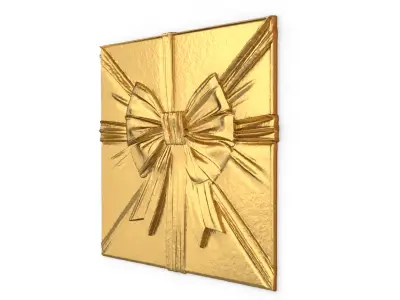 Classic Bow Set Ornament Element Onlay carved 53 3D model