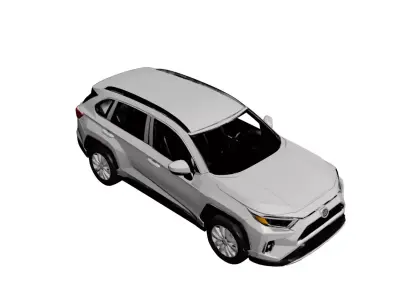 2025 Toyota RAV4 Modern Compact SUV with Rugged Design 3D model