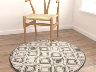 Rugs No 53 Low-poly 3D model