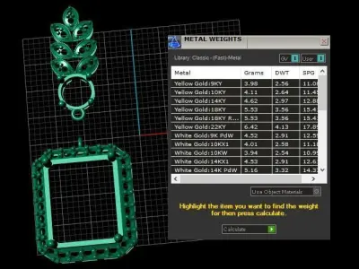 Luxury Wedding Diamond Earring 3d Printable Model 3D print model
