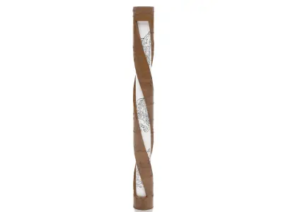 lamp 3D model wolf Low-poly 3D model