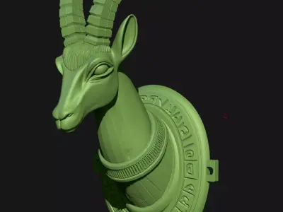 antelope 3D print model