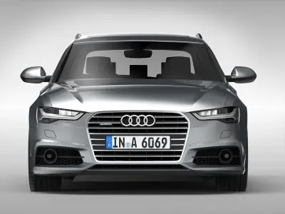 Audi A6 Avant 2017 3D model