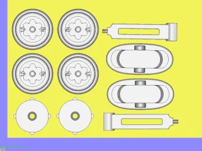 110624 CL Dumbbells cufflinks 3D print model