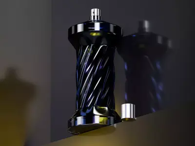 Luxury Perfume Bottle 3D Model 3D model