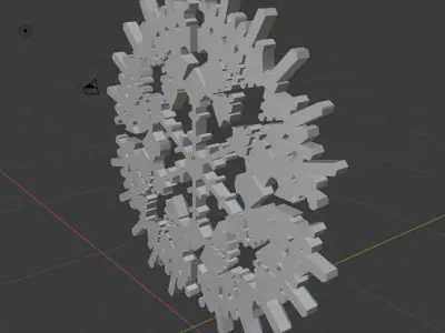 Decor Snowflake Design 1 3D print model