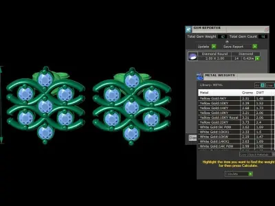 Earring Jewelry 3D print model