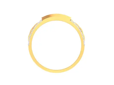 Mens gemstone diamond men Ring with details images 44 3D print model