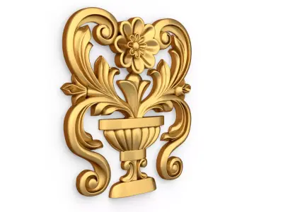 carved classic decorative ornament cnc 3d printing stl 49 3D print model