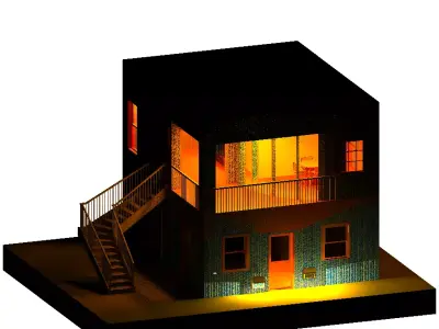 design of house  3D model