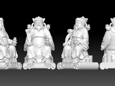 land god  3D print model