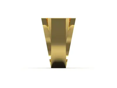 Mens Special Yellow Gold stl 3dm Ring Model mr0271 3D print model