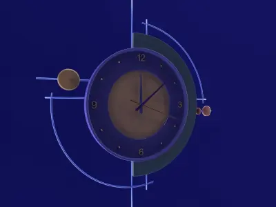 the wall clock Free 3D model