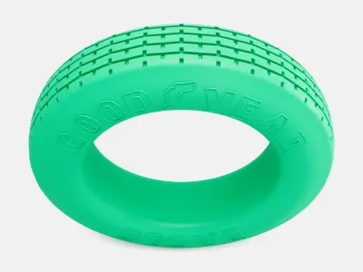 15x4 Goodyear Eagle Front Runner 26 Tire 3D print model