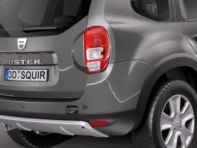 Dacia Duster 2014 Offroad 3D model