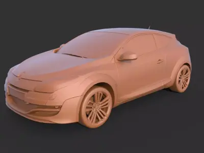 Renault Megane RS 3D print model
